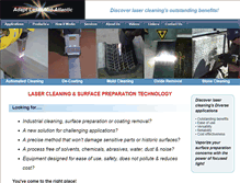 Tablet Screenshot of lasercleanall.com